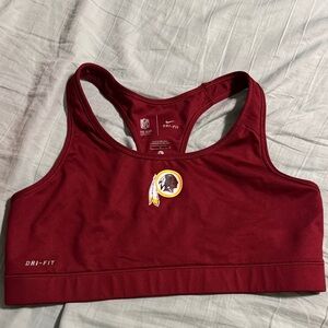 Redskins Nike Dri-FIT Burgundy Sports Bra